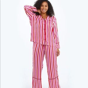 Summersalt Cloud 9 Silk Pajamas Pink/Red